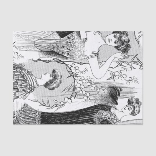 Achtergrondafbeelding mode tissuepapier (Voorkant)