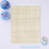 Achtergrondbrochure over linnen look flyer (Enkel)