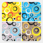 Achtergrondcirkels stickers (Voorkant)