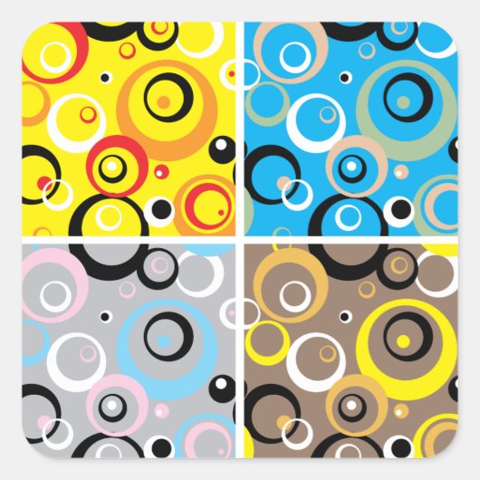 Achtergrondcirkels stickers (Voorkant)