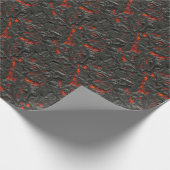 achtergrondeffect vulkanische Lava Cadeaupapier (Hoek)