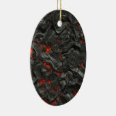 achtergrondeffect vulkanische Lava Keramisch Ornament (Rechts)