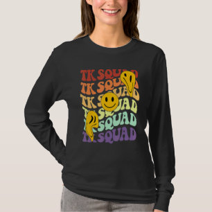 Achtergrondglimlach van de ploeg van de Tk T-shirt