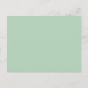 Achtergrondkleur - Celadon Briefkaart