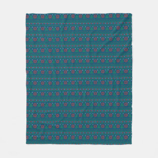 achtergrondkleur Ho-Ho-Ho Ugly-mas Fleece Deken
