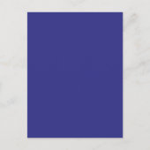Achtergrondkleur - Royal Blue Briefkaart (Voorkant)