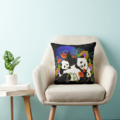 Achtergrondkleur van BINDI PANDAS-kussen voor het  Kussen (Stoel)