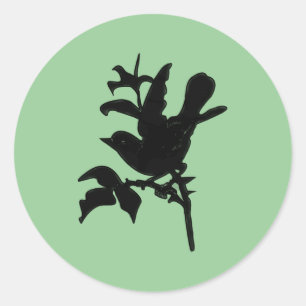 Achtergrondkleur wijzigen ronde sticker