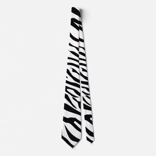 achtergrondkleur Zebra Stropdas (Voorkant)