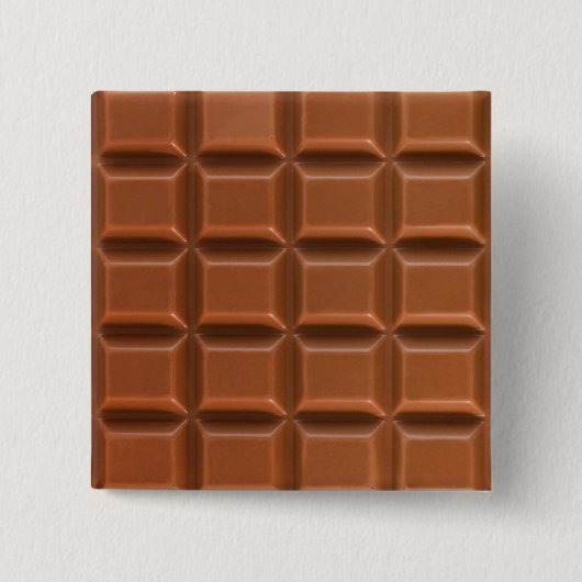 Achtergrondlogo van Chocolate bar Vierkante Button 5,1 Cm (Voorkant)