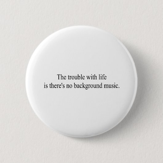 Achtergrondmuziek Ronde Button 5,7 Cm (Voorkant)