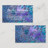 Achtergrondontwerp van balone zee shell 1 visitekaartje (Voorkant / Achterkant)