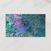 Achtergrondontwerp van de schelp van het zee van A Visitekaartje (Achterkant)