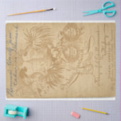 Achtergrondoverzicht van Cabine Card Junk Journal Tissuepapier (Craft)