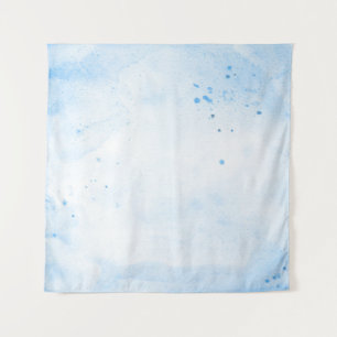 Achtergrondpapier voor blauwe waterverf wandkleed