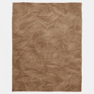 AchtergrondPAPIERTEXTURE - vies bruin Fleece Deken