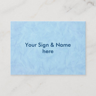 AchtergrondPAPIERTEXTUUR - blauw Visitekaartje