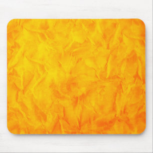 AchtergrondPAPIERTEXTUUR - oranje geel Muismat