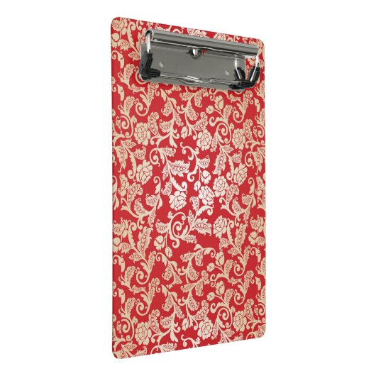 Achtergrondpatroon Damasflorale achtergrond Mini Klembord (Schuin)