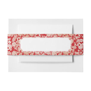 Achtergrondpatroon Damasflorale achtergrond Uitnodigingen Wikkel