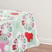 achtergrondpatroon pastelbloem tafelkleed (Voorbeeld)