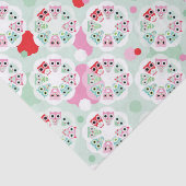 achtergrondpatroon pastelbloem tissuepapier (Detail)