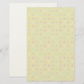 Achtergrondpatroon poka-dot briefpapier (Voorkant / Achterkant)