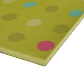 Achtergrondpatroon poka-dot snijplank (Hoek)