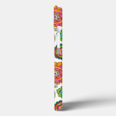 achtergrondpatroon van doodbloemen Case-Mate iPhone case (Achterkant / Links)