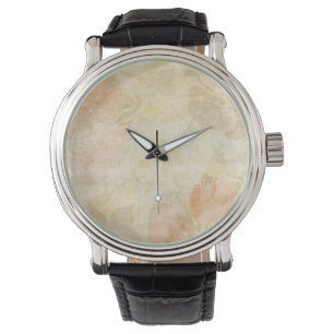 achtergrondpatroon van florale grunge horloge