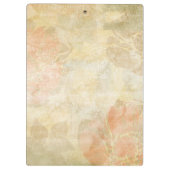 achtergrondpatroon van florale grunge klembord (Achterkant)