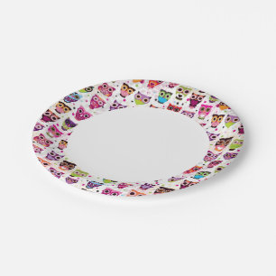 Achtergrondpatroon voor kinderen bevestigen papieren bordje