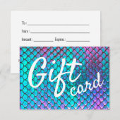 achtergrondschalen voor zeemleder Cadeaukaart (Voorkant / Achterkant)