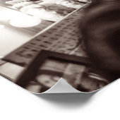 Achtergrondspiegel Poster (Hoek)