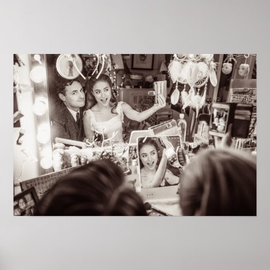 Achtergrondspiegel Poster (Voorkant)