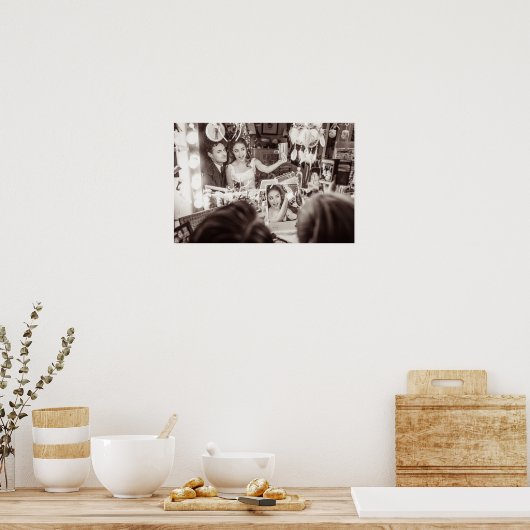 Achtergrondspiegel Poster (Keuken)