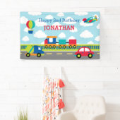 Achtergrondsteun voor het vervoer van auto's spandoek (Insitu)