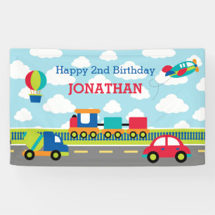 Achtergrondsteun voor het vervoer van auto's spandoek