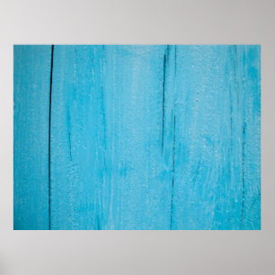 Achtergrondstructuur blauw hout poster