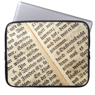 Achtergrondstructuur een boek schrijven laptop sleeve