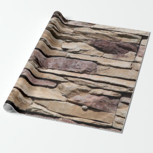achtergrondtextuur oude steenbaksteen cadeaupapier