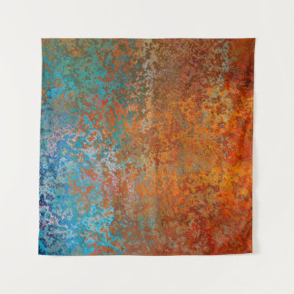 Achtergrondtextuur roest oud bruin wandkleed