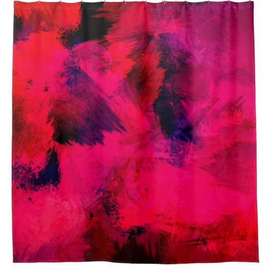 Achtergrondtextuur sjabloon rood douchegordijn (Voorkant)