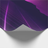 Achtergrondverlichting van 80 s met 3D-elementen Cadeaupapier (Hoek)