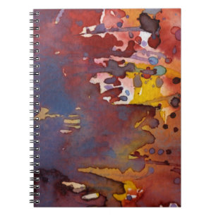 achtergrondwaterverf 8 notitieboek
