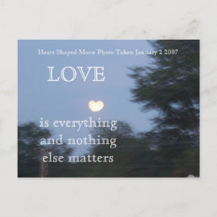 Achterkaart Harvorm maan Briefkaart