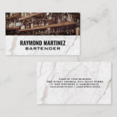 Achterkant balk | Alcoholflessen Visitekaartje (Voorkant / Achterkant)