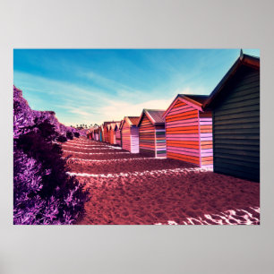 Achterkant Brighton Beach Poster