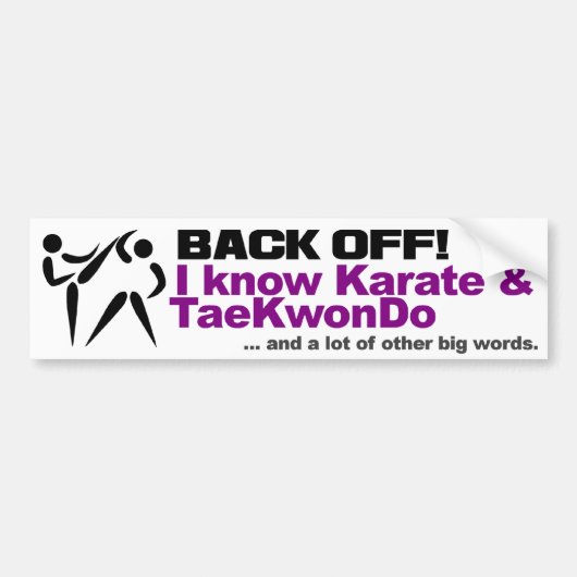 Achterkant bumpersticker (Voorkant)