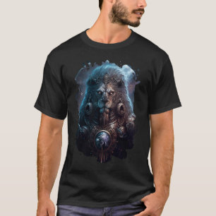 Achterkant Epic Leeuw het sterrenbeeld van kracht  T-shirt